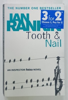 TOOTH AND NAIL by IAN RANKIN , AN INSPECTOR REBUS NOVEL , 1998 foto