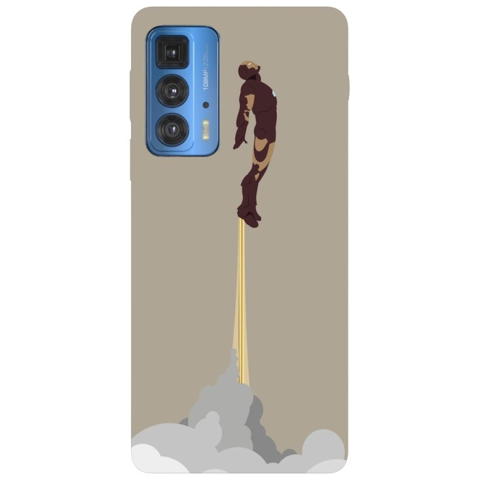 Husa compatibila cu Motorola G100 model Rise of the ash Iron Man, Silicon, TPU, Viceversa