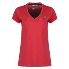 Tricou femei U.S. Polo Assn. Leja rosu