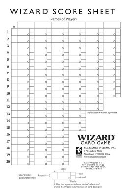 Oversized Wizard Scorepads foto