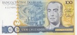 Bancnota Brazilia 100 Cruzados (1987) - P211c UNC