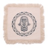 PERNĂ PENTRU MEDITAȚIE HAMSA-LOTUS- AUM 45 x 45 cm