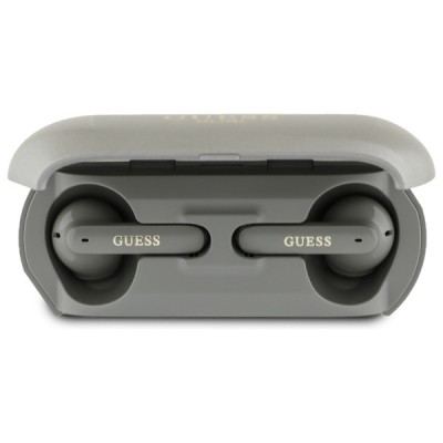 Casti wireless Guess, Bluetooth 5.3, TWS, gri, GUTWSC2MCDSE foto