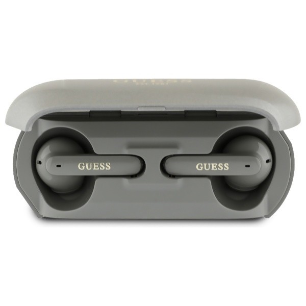 Casti wireless Guess, Bluetooth 5.3, TWS, gri, GUTWSC2MCDSE