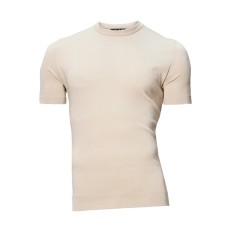Tricou barbati crem tricotat TR11