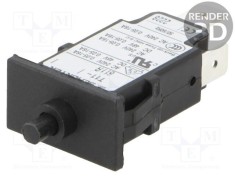 &Icirc;ntrerupător de supracurent SCHURTER Unom 240VAC 48VDC 3,3A SPST MCB