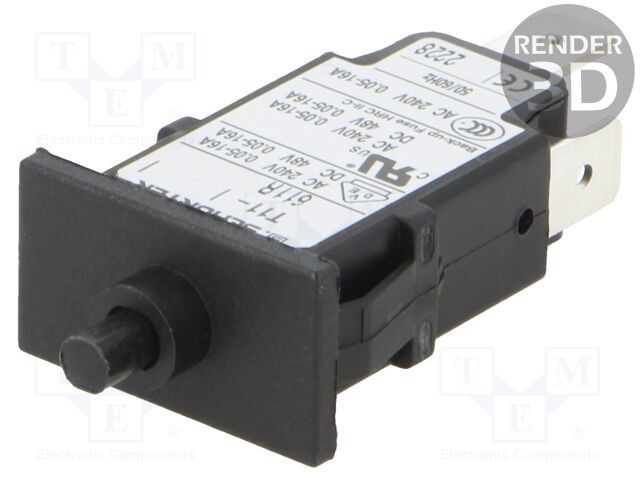 &Icirc;ntrerupător de supracurent SCHURTER Unom 240VAC 48VDC 3,3A SPST MCB