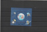 ROMANIA 1983 LP 1072 25 ANI DE COSMONAUTICA COLITA MNH NESTAMPILATA