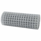 vidaXL Gard Euro Argintiu 0.4 x 50 m Metal zincat prin imersie la cald