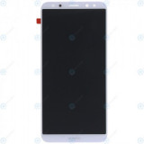 Huawei Mate 10 Lite (RNE-L01, RNE-L21) Modul display LCD + Digitizer alb