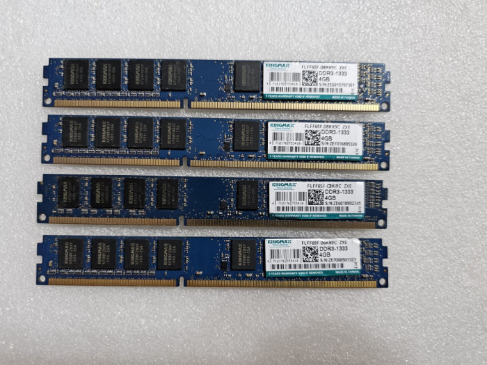 Memorie RAM DDR3, desktop KingMax 4GB, 1600MHz - poze reale