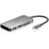 Hub USB, DUB-M610, 6 in 1, HDMI/Card Reader, D-link