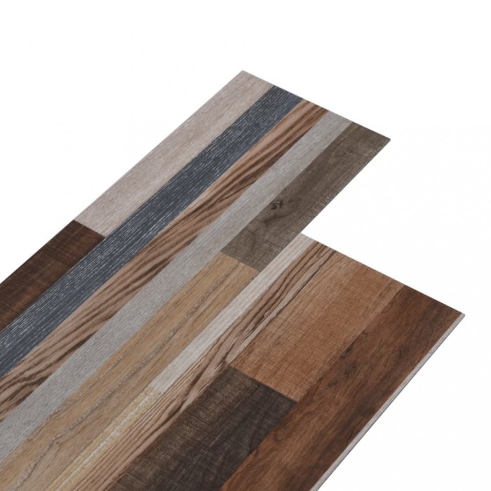 Placi de pardoseala autoadezive, multicolor, 5,02 m&sup2;, PVC, 2 mm