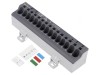 Bloc de distribuţie pentru şină DIN Entrelec, TE Connectivity