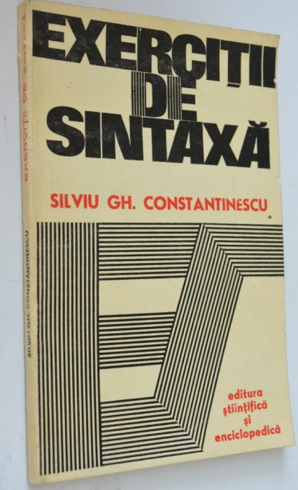 Exercitii de sintaxa - Silviu Gh. Constantinescu