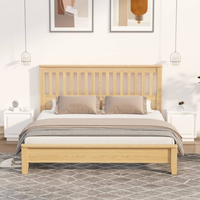 Gossi noptiere, 2 buc, alb, 44x35x45 cm, lemn prelucrat