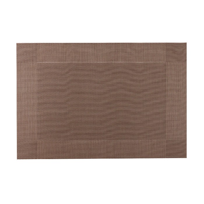 Set 4 Placemat antiderapante, PVC, 30x45 cm, Maro