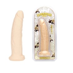 Dildo Realist Parfumat Sam, Aroma Vanilie, PVC, Natural, 19.5 cm