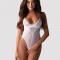 Body Alissium crotchless Obsessive, Alb, XS/S