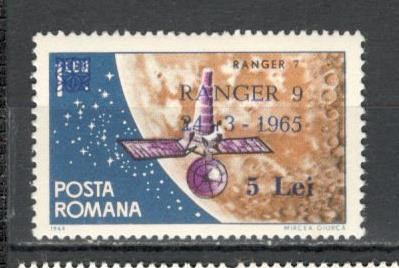 Romania.1965 Cosmonautica:Ranger-supr. XR.501