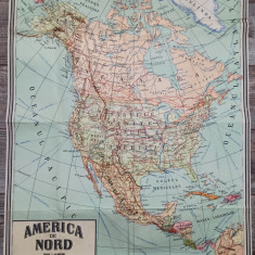 Harta America de Nord, perioada comunista