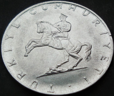 Moneda 5 LIRE - TURCIA, anul 1977 * Cod 4784 = UNC foto