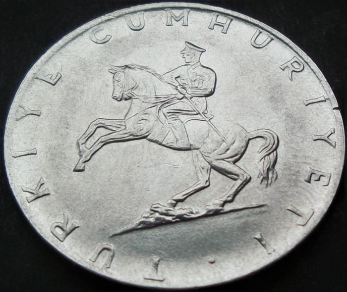Moneda 5 LIRE - TURCIA, anul 1977 * Cod 4784 = UNC