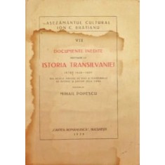 DOCUMENTE INEDITE PRIVITOARE LA ISTORIA TRANSILVANIEI INTRE 1848 - 1859