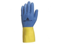 Mănuși de Protecție Latex Galben-Albastru 8/9