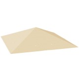 Outsunny Acoperiș de schimb pentru pavilion 3 x 3 m rezistent la apă acoperiș pavilion UPF30+ husă de schimb țesătură Oxford, 370 g/m&sup2;, Bej | Aosom Ro