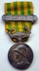 Decoratie Militara Franta China 1900-1901 Argint, Medalie Comemorativa Expeditie, Razboi, Colectie