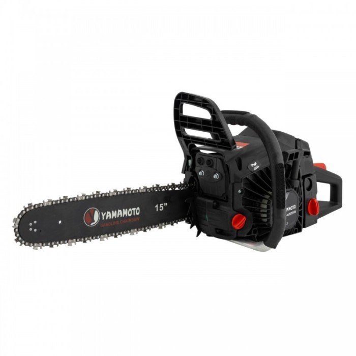 Drujba pe benzina Yamamoto CS-4558, 4.8 kW / 4 CP, 58 CC, 3400 rot/min, 1 x lama, 1 x lant