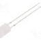 Dioda LED 5mm, alb cald, convex, 2.8...3.6V, OPTOSUPPLY - OSM5YK5E32B