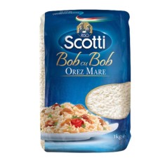 Orez Mare Riso Scotti 1 Kg, 10 Buc/Bax, Orez Riso Scotti Bob cu Bob Mare, Riso Scotti Bob cu Bob Orez Mare, Orez Bob cu Bob, Bax Orez Riso Scotti, 10K foto