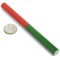 Magnet AlNiCo bara rotunda 150 x 12 mm, rosu-verde