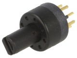 Comutator Rotativ 4 Pozitii 0.5A 24VDC 45&deg;