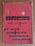 Dacia 1210,1310,1410 Gantie,conducere,exploatare,intretinere