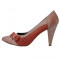 Pantofi dama, din piele naturala, Endican, 604-37, corai