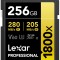 Lexar SDXC Pro 1800x U3 UHS-II R280/W210 (V60) 256GB