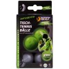 Set 6 mingi ping pong, glow in the dark, diametru 40 mm, alb fluorescent