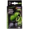 Set 6 mingi ping pong, glow in the dark, diametru 40 mm, alb fluorescent