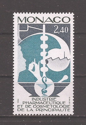 Monaco 1984 - Industria farmaceutică și cosmetică, MNH foto