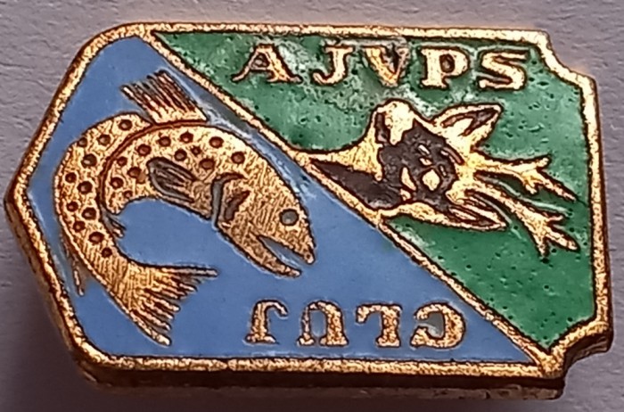 Insigna, Cluj , Asociatia Judeteana a Vanatorilor si Pescarilor Sportivi , RSR