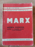 Mizeria filosofie Karl Marx