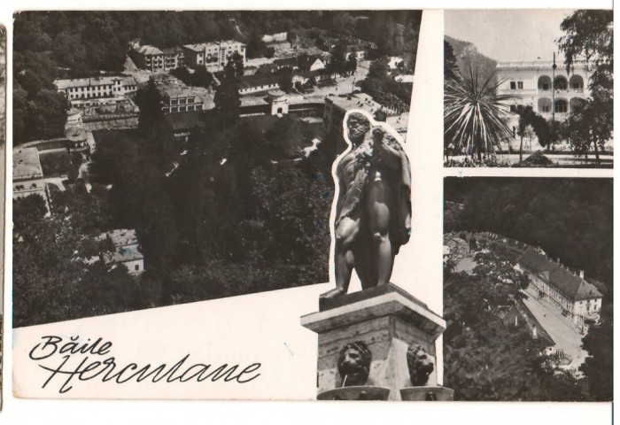 CPIB 18177 CARTE POSTALA - BAILE HERCULANE, MOZAIC, RPR, 1959