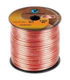 Cablu difuzor 2x0.5mm cupru transparent 1m Cabletech KAB0307