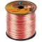 Cablu difuzor 2x0.5mm cupru transparent 1m Cabletech KAB0307