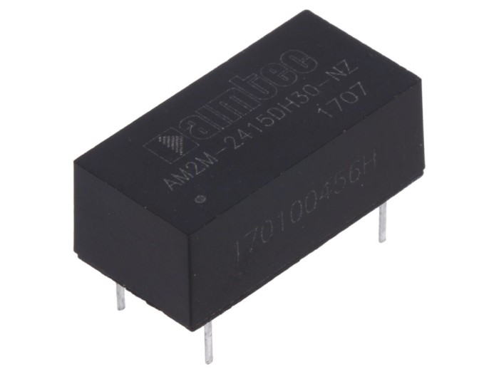 Convertor DC/DC 2W 24V la 15V/-15V