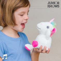 Unicorn de Plus cu Aparat de Inregistrat si Reproducator de Voce Junior Knows foto