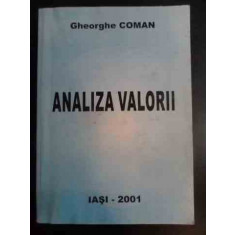 Analiza Valorii - Gheorhe Coman , 10011724